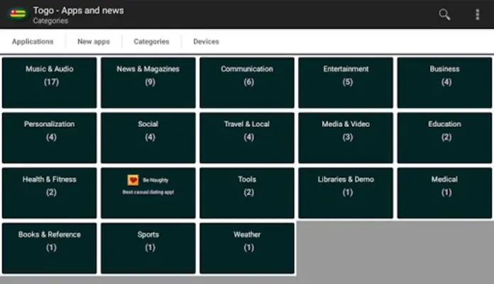 Togo apps android App screenshot 0