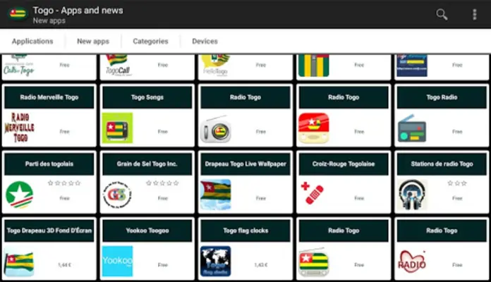 Togo apps android App screenshot 1