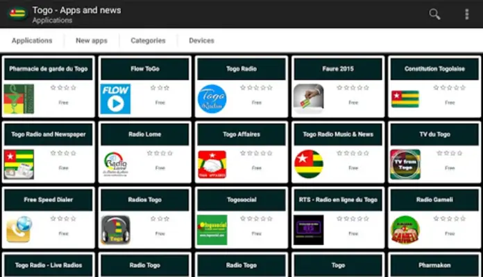 Togo apps android App screenshot 2