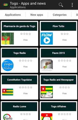 Togo apps android App screenshot 5